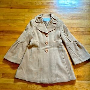 Wool coat - Camel color - size S